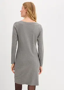 Jerseykjole med V-hals (2-pack), bonprix