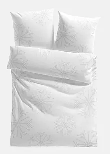 Sengesett med snøfnugg, bonprix