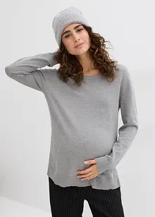 3-i-1-sett med mamma- og ammetopp av bomullstrikk, bonprix