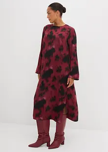 Midikjole i sateng, bonprix