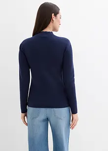 Finstrikket jakke i myk viskosemiks, bonprix