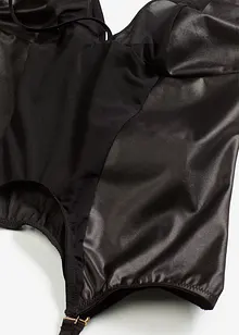 Korsett med strømpeholder + stringtruse (2-delt sett), bonprix