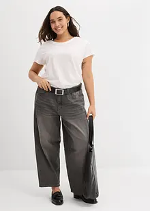 Ballong-jeans Mid Waist, bonprix