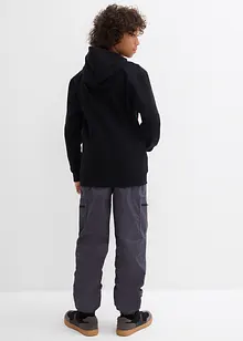 Termo Loose Fit cargobukse med jerseyfôr, bonprix