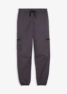 Termo Loose Fit cargobukse med jerseyfôr, bonprix