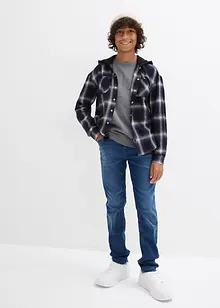 Finstrikket genser i 100% bomull (2-pack), bonprix