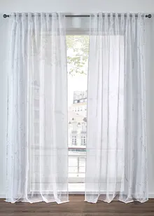 Gardin med dempet glanstrykk (1-pack), bonprix