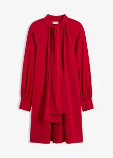 Blusekjole med sløyfe i halsen, bonprix