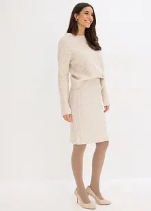 Varmende strømpebukse med fleecefôr, 150 DEN, bonprix