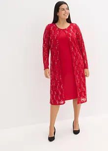 Kjole med blonder (2-delt sett), bonprix