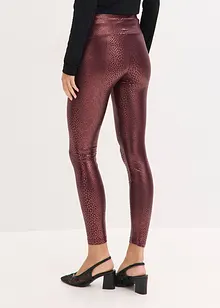 Skimrende leggings i imitert skinn, bonprix