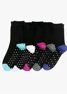 Damesokker (5-pack) med økologisk bomull, bonprix