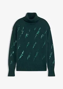 Genser med paljetter, bonprix