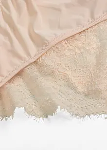 Truse med høy midje og blonder, bonprix