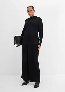 Langermet topp i ribbemateriale, bonprix