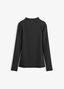 Langermet topp i ribbemateriale, bonprix