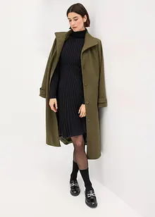 Strikkekjole med rullekrage, bonprix