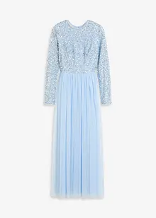 Maxikjole med paljettbroderi, bonprix