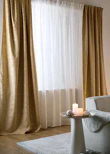 Mørkleggingsgardin med glans, fås også i ekstra lang (1-pack), bonprix