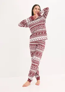 Pyjamas av økologisk bomull, bonprix