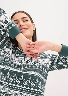 Pyjamas av økologisk bomull, bonprix