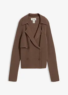 Cardigan med ull, bonprix