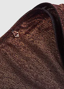 Brazilian-truse med høy midje i glittermateriale, bonprix