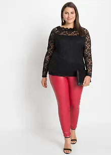 Blondetopp med lange ermer, bonprix