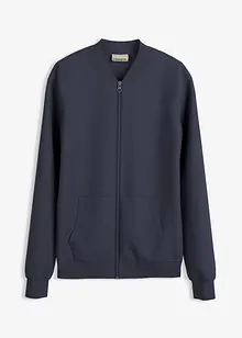 Sweatshirt i scuba-materiale med glidelås, bonprix