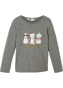 Langermet topp i viskosemiks, bonprix