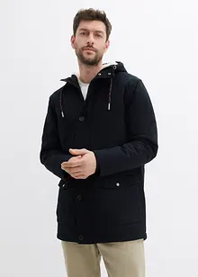 Vinterparkas med piléfôr i hetten, bonprix