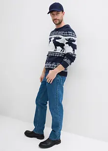 Genser med koftemønster, bonprix