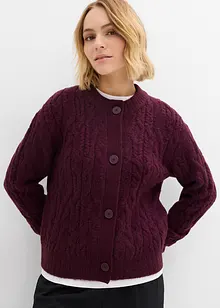 Grovstrikket cardigan, bonprix