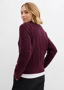 Grovstrikket cardigan, bonprix