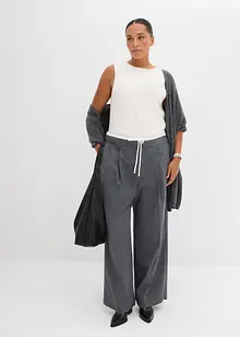 Strikket topp i 100% bomull, bonprix