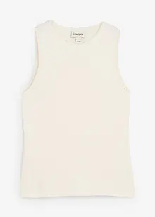 Strikket topp i 100% bomull, bonprix