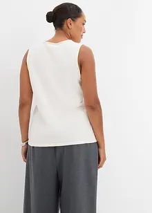 Strikket topp i 100% bomull, bonprix