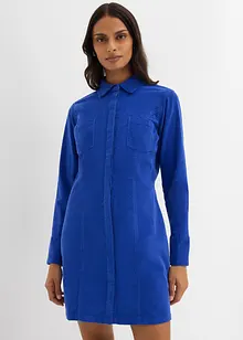 Figurnær kordfløyelskjole, bonprix