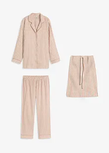 Flanell-pyjamas med gavepose, bonprix