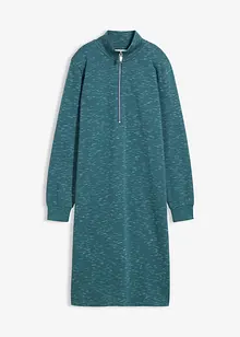 Sweatkjole med troyer-krage, bonprix