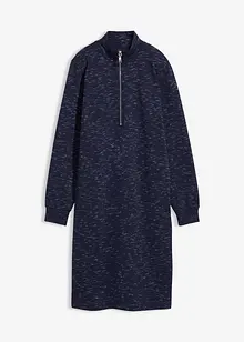 Sweatkjole med troyer-krage, bonprix