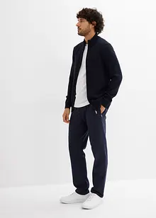 Cardigan med ståkrage og resirkulert bomull, bonprix