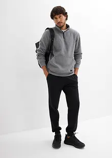 Fleecegenser med ståkrage, bonprix