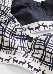 BH uten bøyle med bomull (2-pack), bonprix