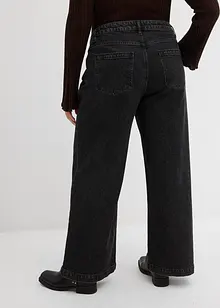 Wide Leg-jeans, Mid Waist, Full Length, bonprix