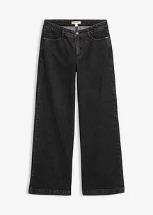 Wide Leg-jeans, Mid Waist, Full Length, bonprix