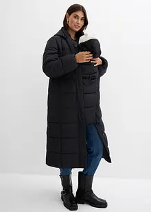 Varm 2-i-1-mamma-boblekåpe med bæreinnsats, bonprix