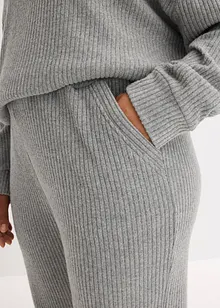 Loungewear-kosedress i mykt ribbemateriale, oversized, bonprix