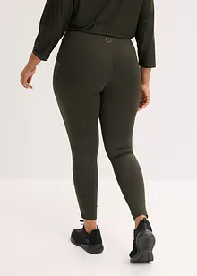 Varmende leggings med refleksdetaljer og mobillomme, bonprix