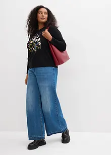 Langermet topp av 100% bomull, bonprix